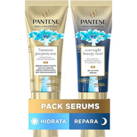 Pantene Hydra Miracles Hydrating Day Serum for Dry Ends + 8H Active Night Serum with Biotin, Baobab Essence, Hyaluronic Acid, 2 Count (Pack of 1)