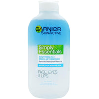 Garnier Skin Naturals Simply Essentials 2 in 1 Soothing Face & Eye Makeup Remover 200ml
