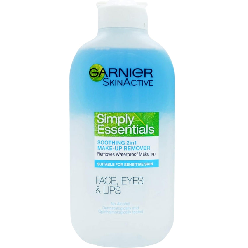 Garnier Skin Naturals Simply Essentials 2 in 1 Soothing Face & Eye Makeup Remover 200ml