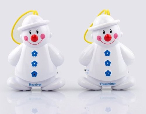 Snowman Wireless Baby Cry Detector Monitor Watcher Alarm New