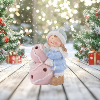 Christmas Ornament B, Painted for Boys and Girls with LED Lights