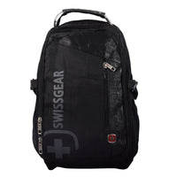 SWISS GEAR Black School Backpack with Multi-Compartment Design