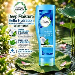 Herbal Essences Deep Moisture Hello Hydration Conditioner with Coconut Essences 400ml