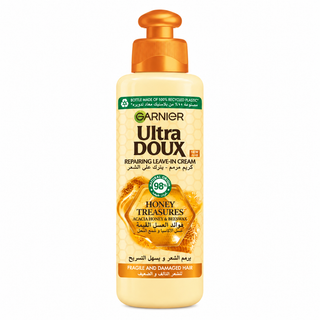 Garnier Ultra Doux Honey Treasures Repairing Leave-In Cream with Acacia Honey & Beeswax 200ml