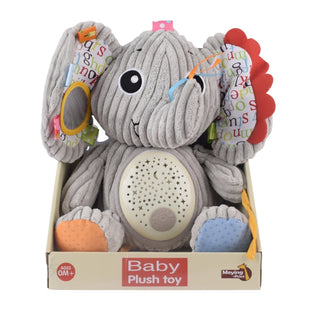 Baby Elephant Plush Toy with Light and Sound
