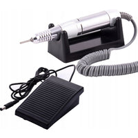 Nail File 30000RPM Electric Nail File Machine with Pedal and 6 Nail Sanders for Manicure at Salon and Home