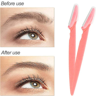 Eyebrow Razors, 6 Pieces  3 Small, 3 Big Eyebrow Razors, Eyebrow Razor, for Trimming and Shaping Eyebrows