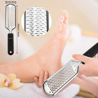 Hard Skin Removal Feet - Stainless Steel Foot File for Dead Skin Remover, Professional Callus Remover for Wet And Dry Feet,Black