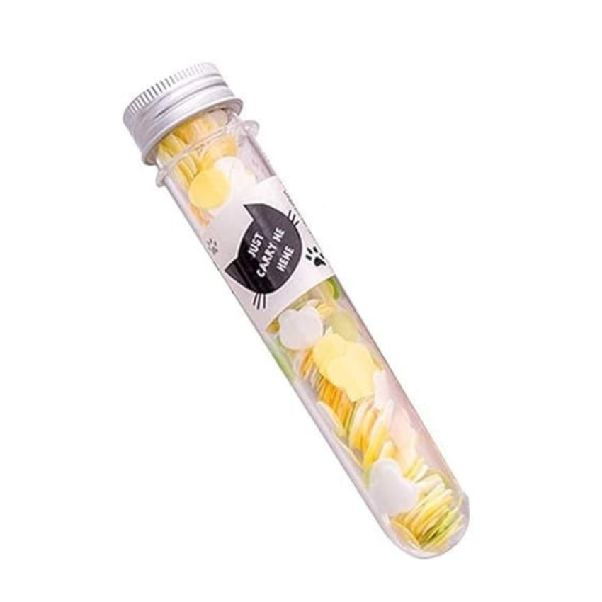 Soft Paper Soap Flower Design Tube Shape Bottle Paper Soap Clean Soft soap bath For Travel