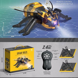 Remote Control Bee Toy – Realistic RC Bee with Music, LED Lights & Sensory Features – Educational Toy for Kids