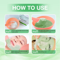 Jelly Mask Powder for Facials, Hydrating & Moisturizing Jelly Face Mask Skin Care Aloe Vera