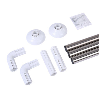 Spring Tension Curtain Rod Adjustable,Small Short Expandable Spring Loaded Curtain Tension Rods