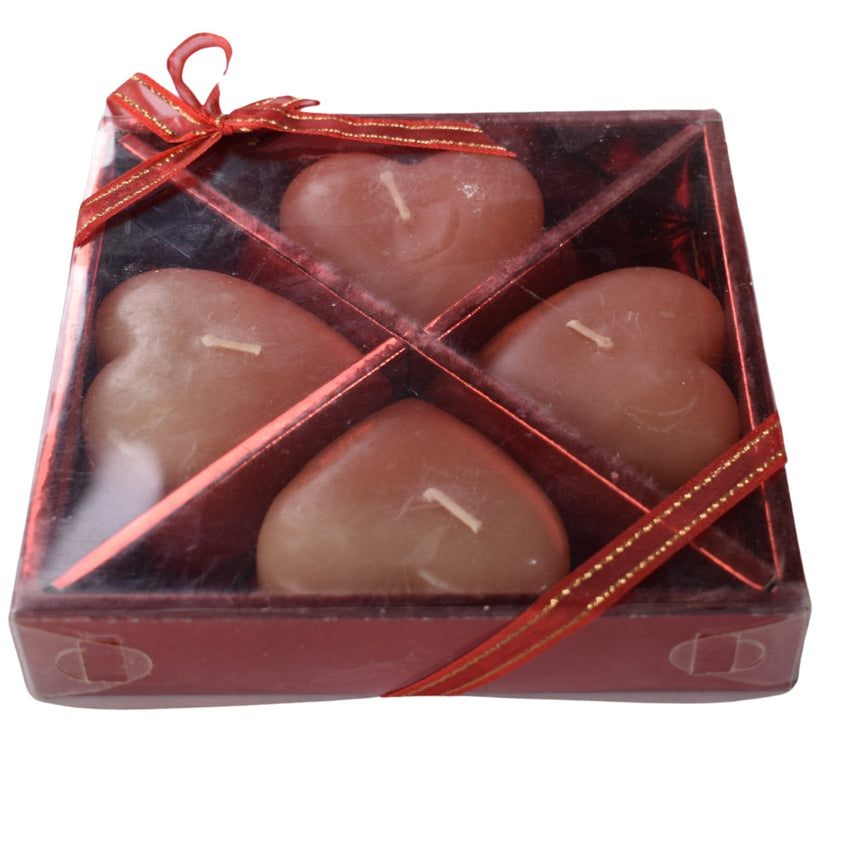 Heart-Shaped Candle Gift Set