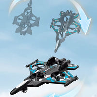 RC Jet Plane for Kids – 6-Axis Gyro, Auto Hover, 3D Stunts for 5 year + Blue