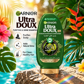 Garnier Ultra Doux Mythic Olive Extreme Nutrition Conditioner with Virgin Olive Oil 200ml