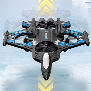 RC Jet Plane for Kids – 6-Axis Gyro, Auto Hover, 3D Stunts for 5 year + Blue