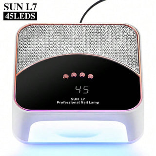 LIMEGIRL Professional Nail LED NailLamp, UV Nail Lamp For Gel Nails, LED Nail Lamp With 4 Timer Modes