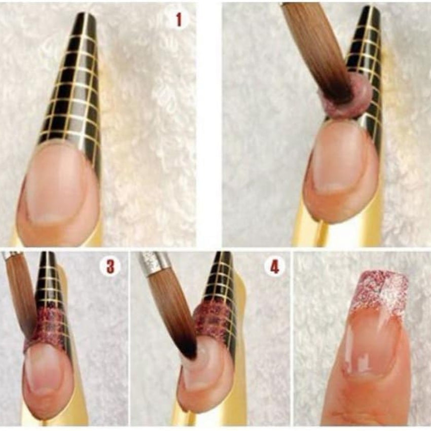 Nail Art Guide Form Acrylic UV Gel Tips Extension 500ps