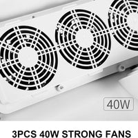 40W Table Vacuum Cleaner for Professional Manicure, Nail Dust Collector, Cleaning Tool for Nail Art with 3 Fans