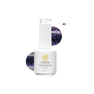 No Wipe Pearl Top Coat Meta Nail Color 5