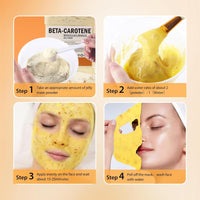Jelly Mask Powder for Facials, Hydrating & Moisturizing Jelly Face Mask Skin Care Beta-Carotene