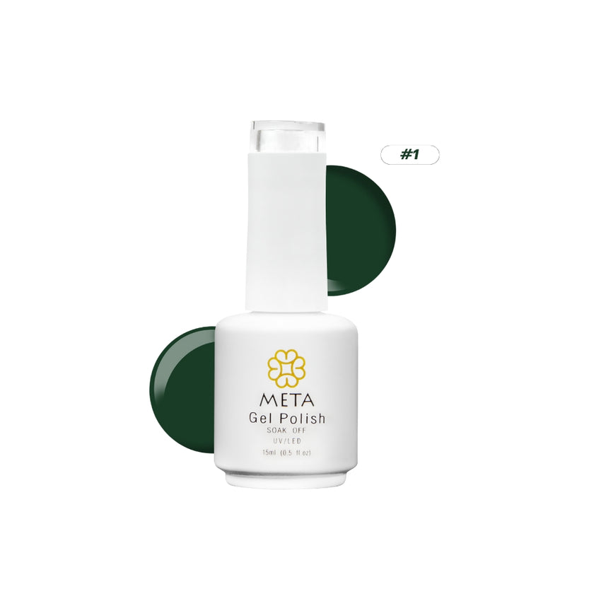 Forest Green Meta Nail Color 1