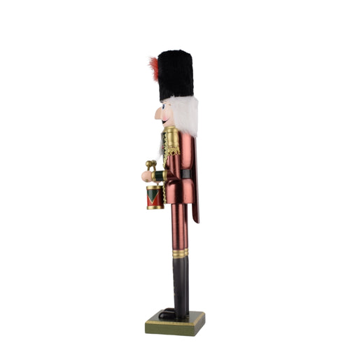 Christmas Nutcracker Pink Nutcracker Christmas Decor Wooden Nutcracker Figures Christmas Nutcracker