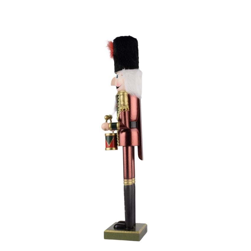Christmas Nutcracker Pink Nutcracker Christmas Decor Wooden Nutcracker Figures Christmas Nutcracker