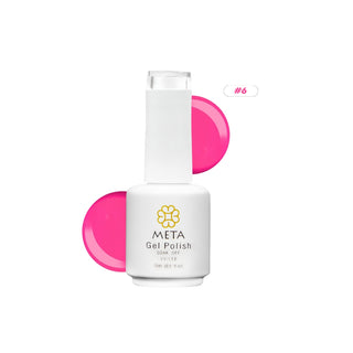 Rose Pink Meta Nail Color 6