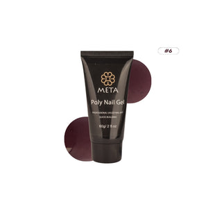 Poly Gel Meta Nail color 6