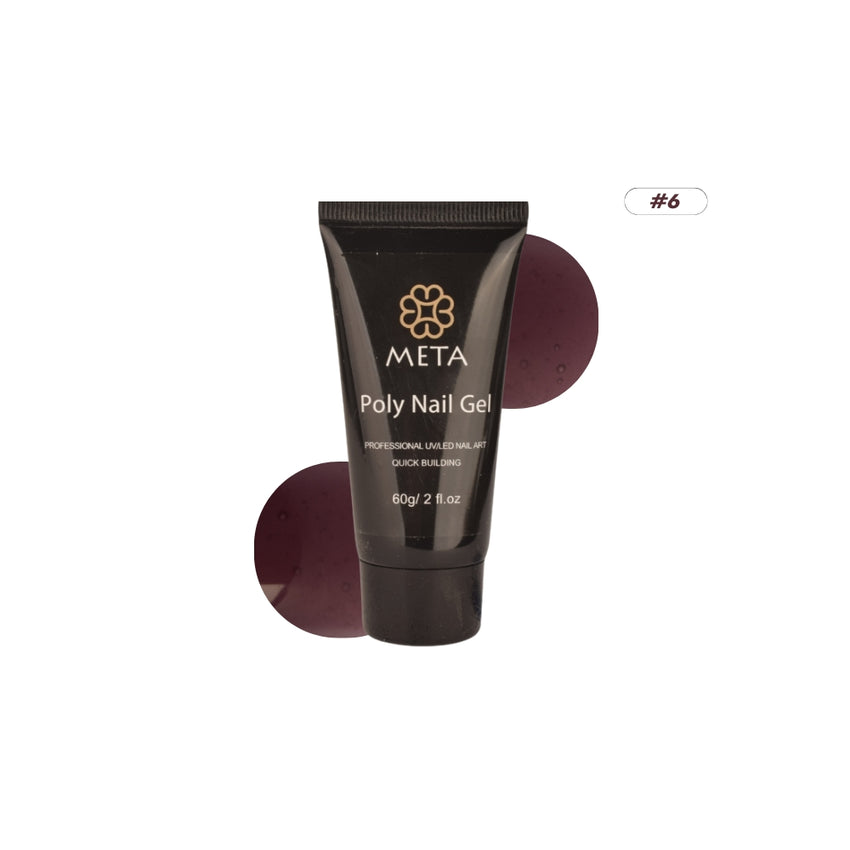 Poly Gel Meta Nail color 6