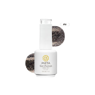 No Wipe Pearl Top Coat Meta Nail Color 6