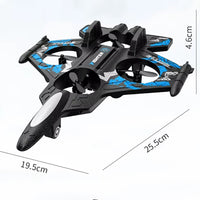 RC Jet Plane for Kids – 6-Axis Gyro, Auto Hover, 3D Stunts for 5 year + Blue