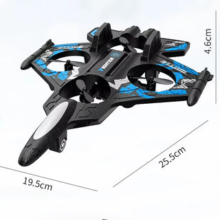 RC Jet Plane for Kids – 6-Axis Gyro, Auto Hover, 3D Stunts for 5 year + Blue