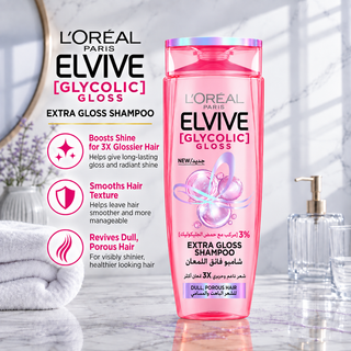 L’Oréal Paris Elvive Glycolic Gloss Extra Gloss Shampoo 400ml