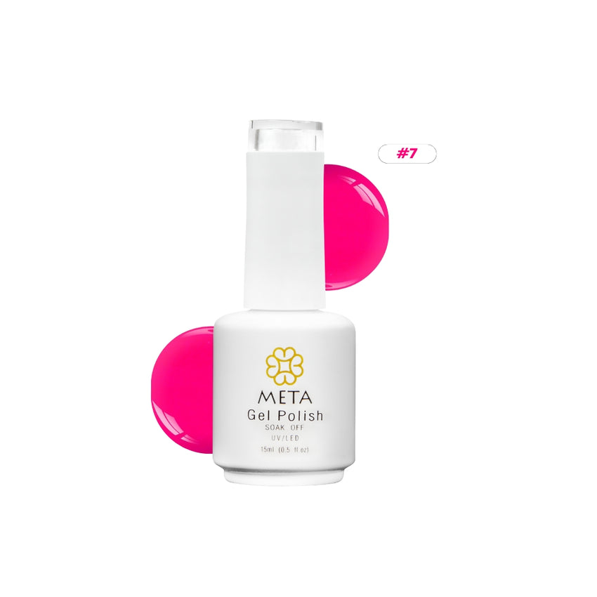 Rose Pink Meta Nail Color 7