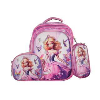 Barbie Fairy Secret 3-Piece School Bag Set for Girls