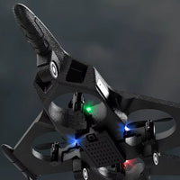 RC Jet Plane for Kids – 6-Axis Gyro, Auto Hover, 3D Stunts for 5 year + Blue