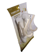 Powerful Hook Suction Plastic Hooks, White, 2 Pieces