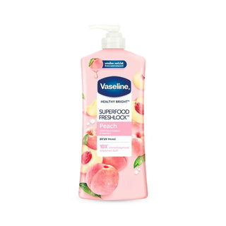Vaseline Healthy Bright Superfood Freshlock Peach Lotion UV Protection 500 ml