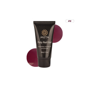 Poly Gel Meta Nail color 8