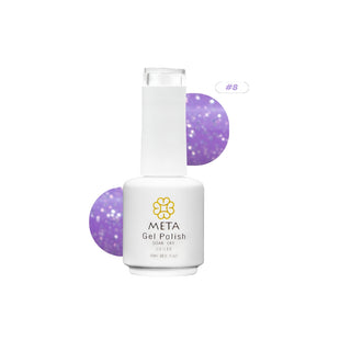 Silver Diamond Series Meta Nail Color 8