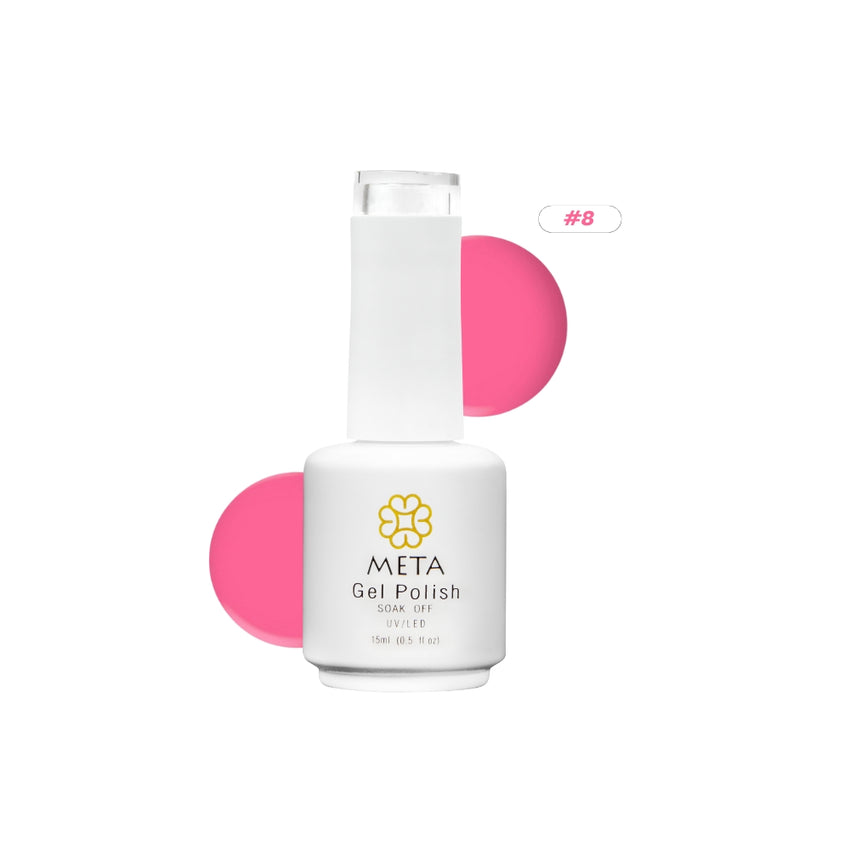Tinted Pink Meta Nail Color 8