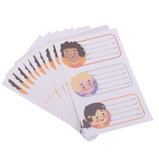 Assorted Adhesive Label Stickers for School Supplies
