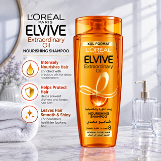 L’Oréal Paris Elvive XXL Format Extraordinary Oil Nourishing Shampoo 600ml