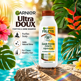 Garnier Fructis Coconut Hair Food Repairing Conditioner 300ml
