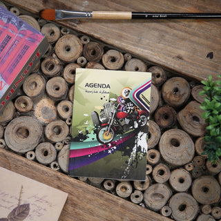 Rustic School Agenda Notebook