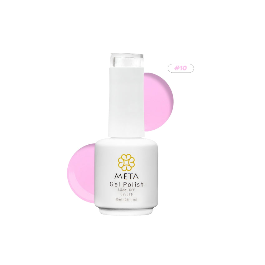 Tinted Pink Meta Nail Color 10