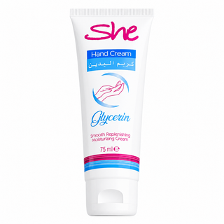 She Hand Cream Glycerin Smooth Replenishing Moisturizing Cream 75ml