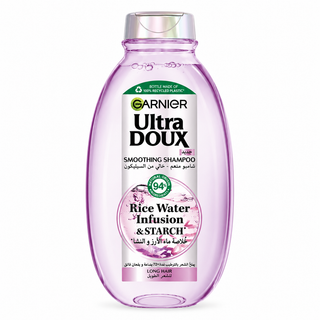 Garnier Ultra Doux Smoothing Shampoo with Rice Water & Starch 400ml